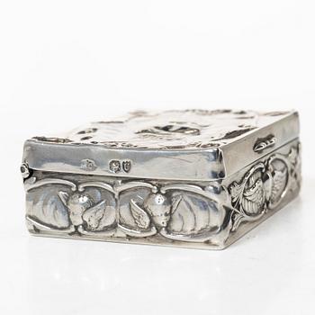 William Comyns & Sons, box, silver, London 1895.