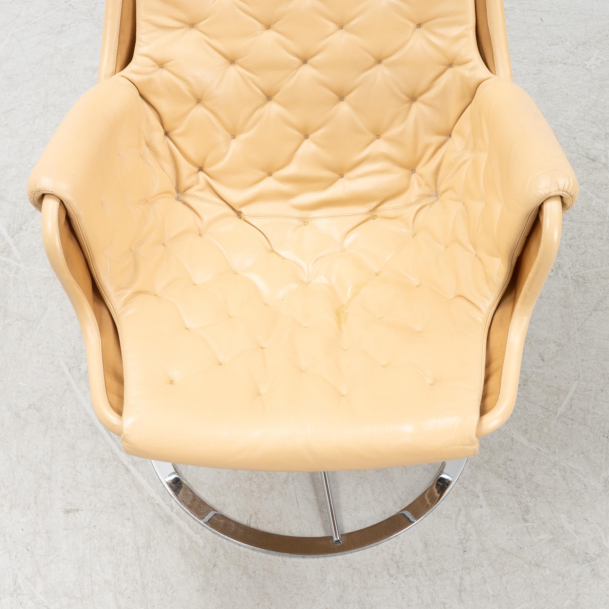 A Jetson swivel easy chair by Bruno Mathsson for Dux.
