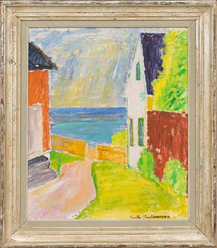FOLKE ANDRÉASSON, oil on board, signed.