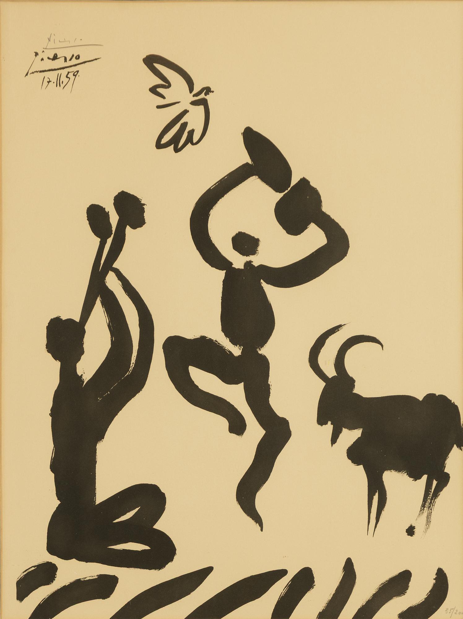 Pablo Picasso, efter, "La danse du berger".