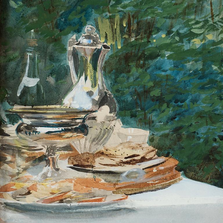 Anders Zorn, ”Frukost i det gröna” (Grosshandlare Adolf Magnus).