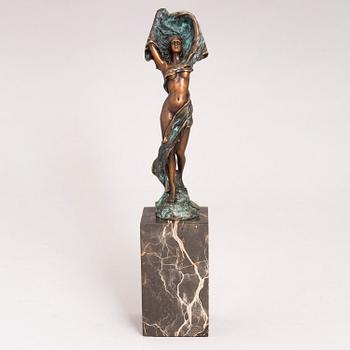 MAX MILO, sculpture in bronze, signed.