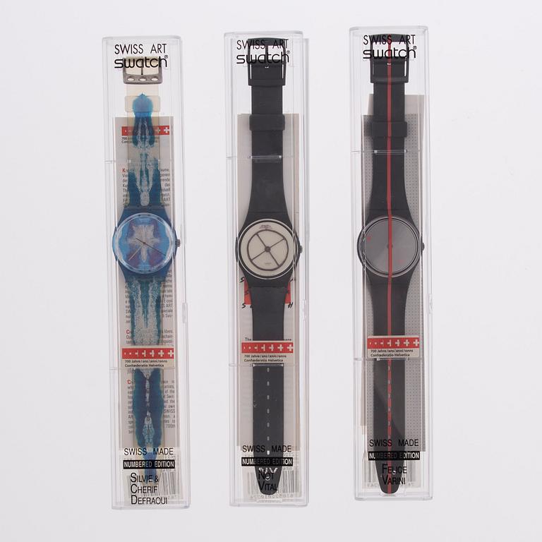 ARMBANDSUR, 3 st, Swatch.
