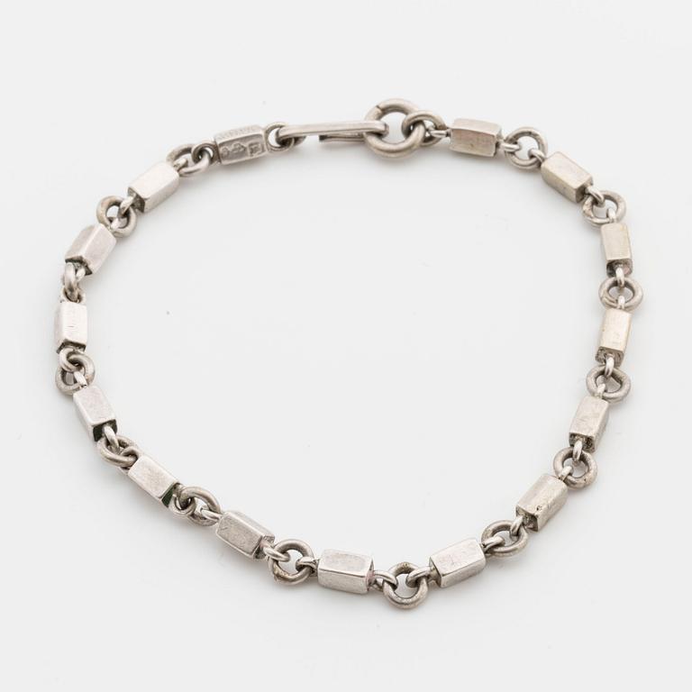 WIWEN NILSSON, armband, silver, Lund 1962,