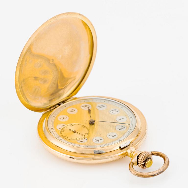 Pocket watch, hunter, 53 mm.