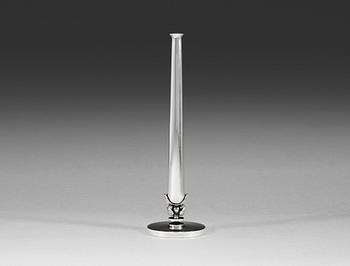 391. A Harald Nielsen sterling orchid vase, Georg Jensen, Copenhagen 1945-77.