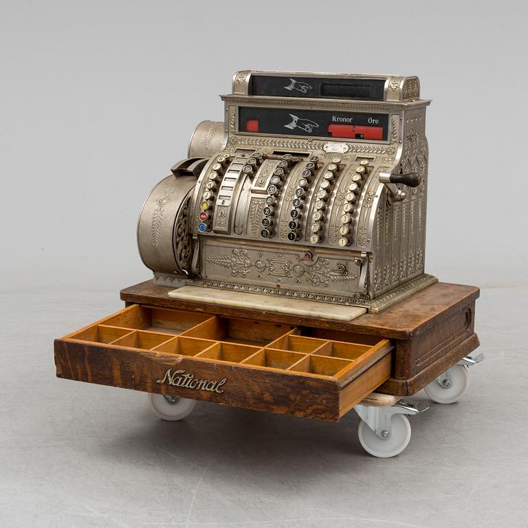 A National till machine, USA, early 20th Century.