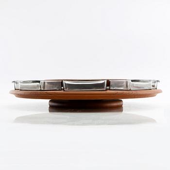 Serving tray "Lazy Susan" Digsmed Denmark 1970s.