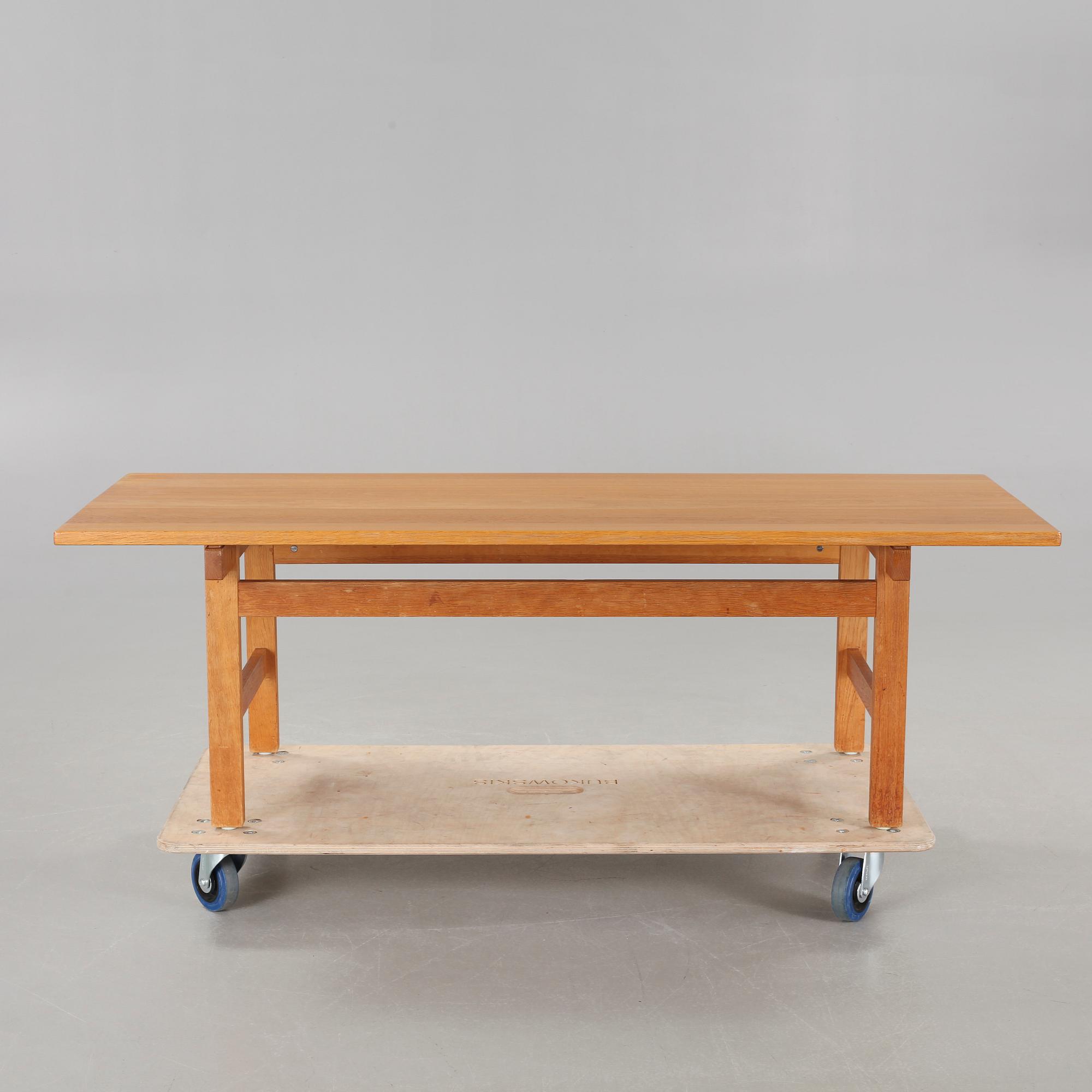 An "AT-15" sofa table, designed by Hans J Wegner for Andreas Tuck, made in the second half of the 20th century.