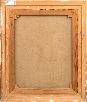 Svante Bergh, "Street in Gandria with Monte Generoso in the background".