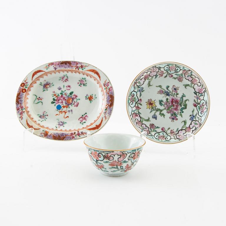 A group of Chinese porcelain, Qing dynasty.