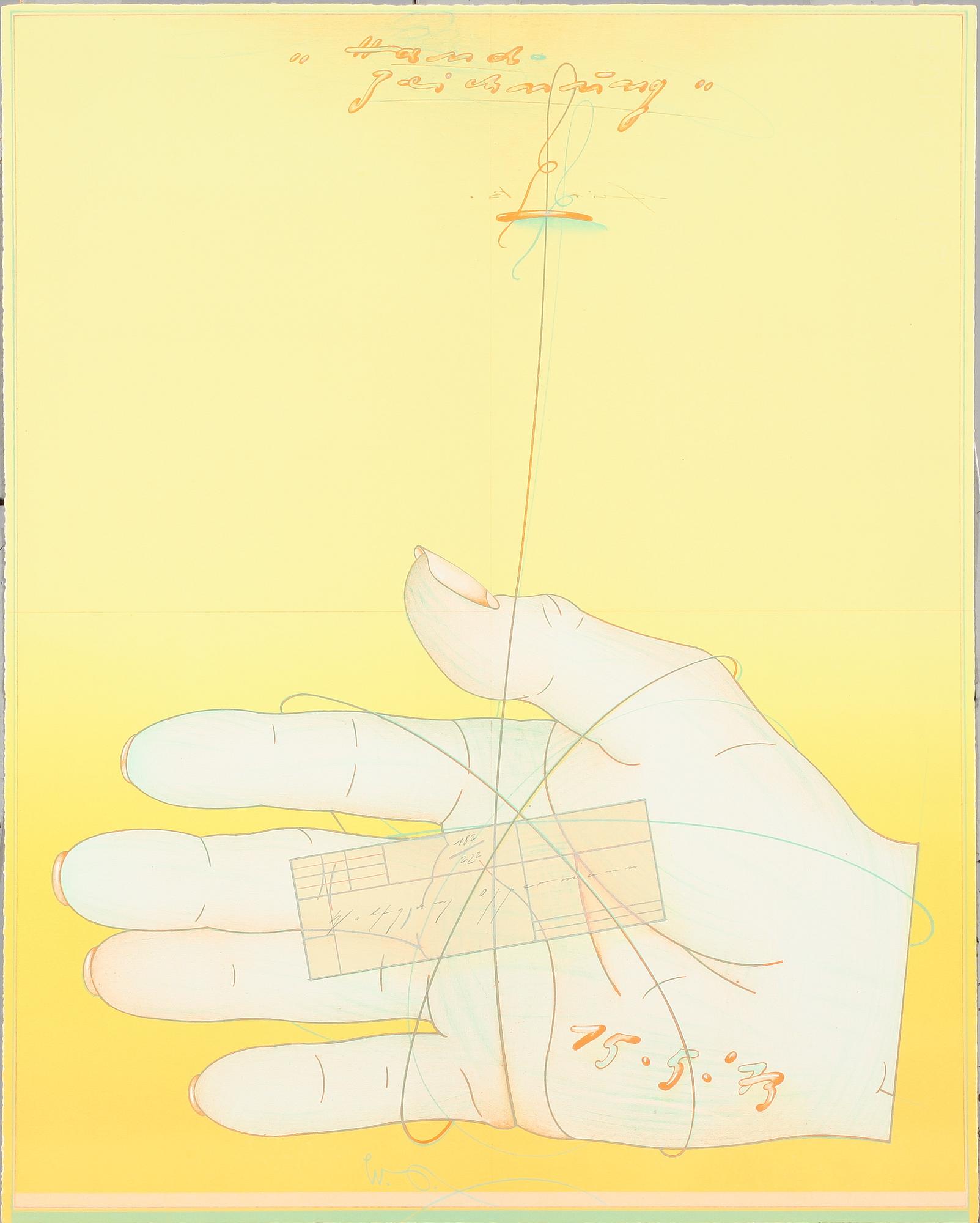 MAPP, 4 färglitografier, Peter Paul, Bernhard Jäger, Leinhard von Monkiewitsch samt Wolfgang Opperman, sign & nr 182/222.