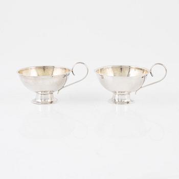 A set of Swedish Silver Punsch Cups, Forslunds, Boden 1940 (12 pieces).