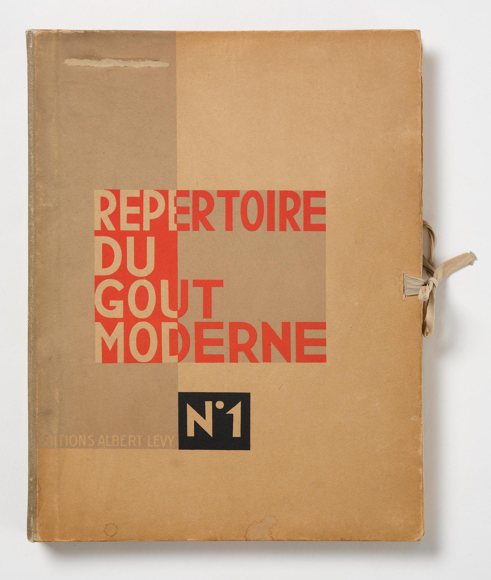 "Répertoire du Goût Moderne", three volumes, Nº 1, 2, 4.
