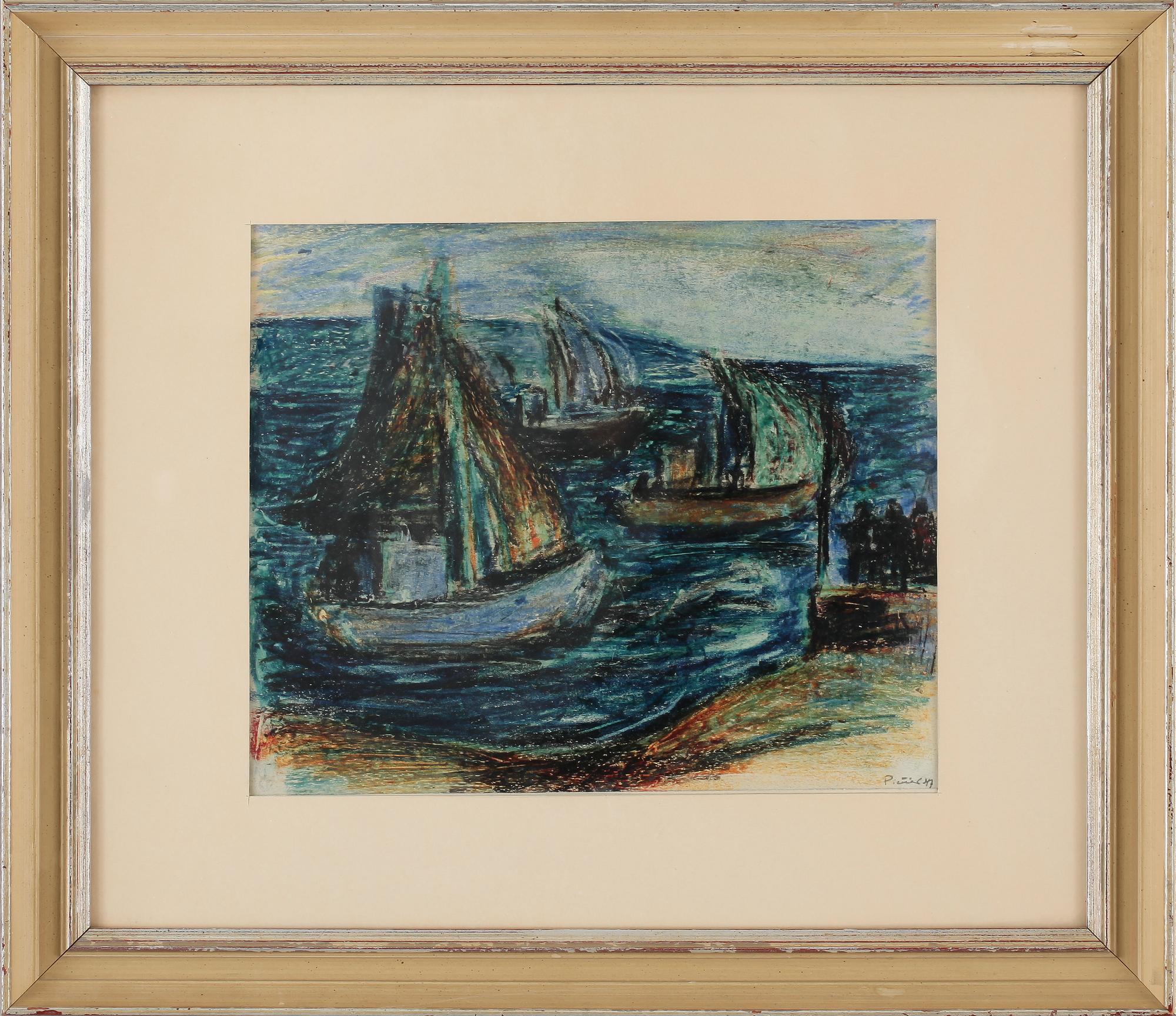 TUULIKKI PIETILÄ, oljekrita, signerad och daterad -47.