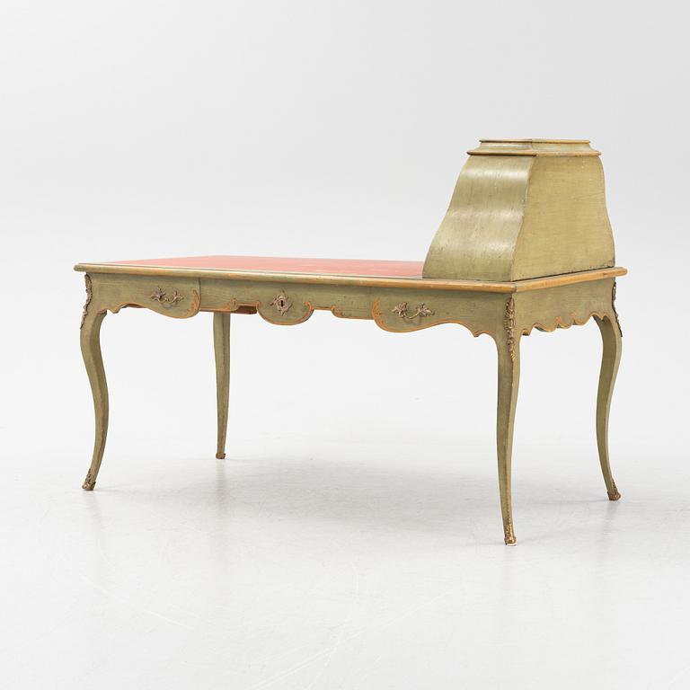 A rococo style writing desk, 20th century.