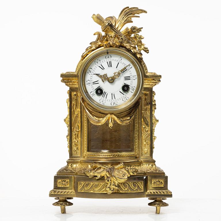 Table pendulum clock, Empire style, 20th century.