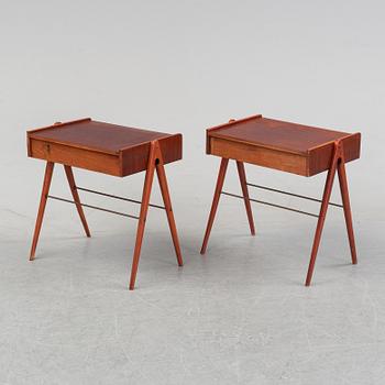 A pair of mid 1950's/60's bedside tables.