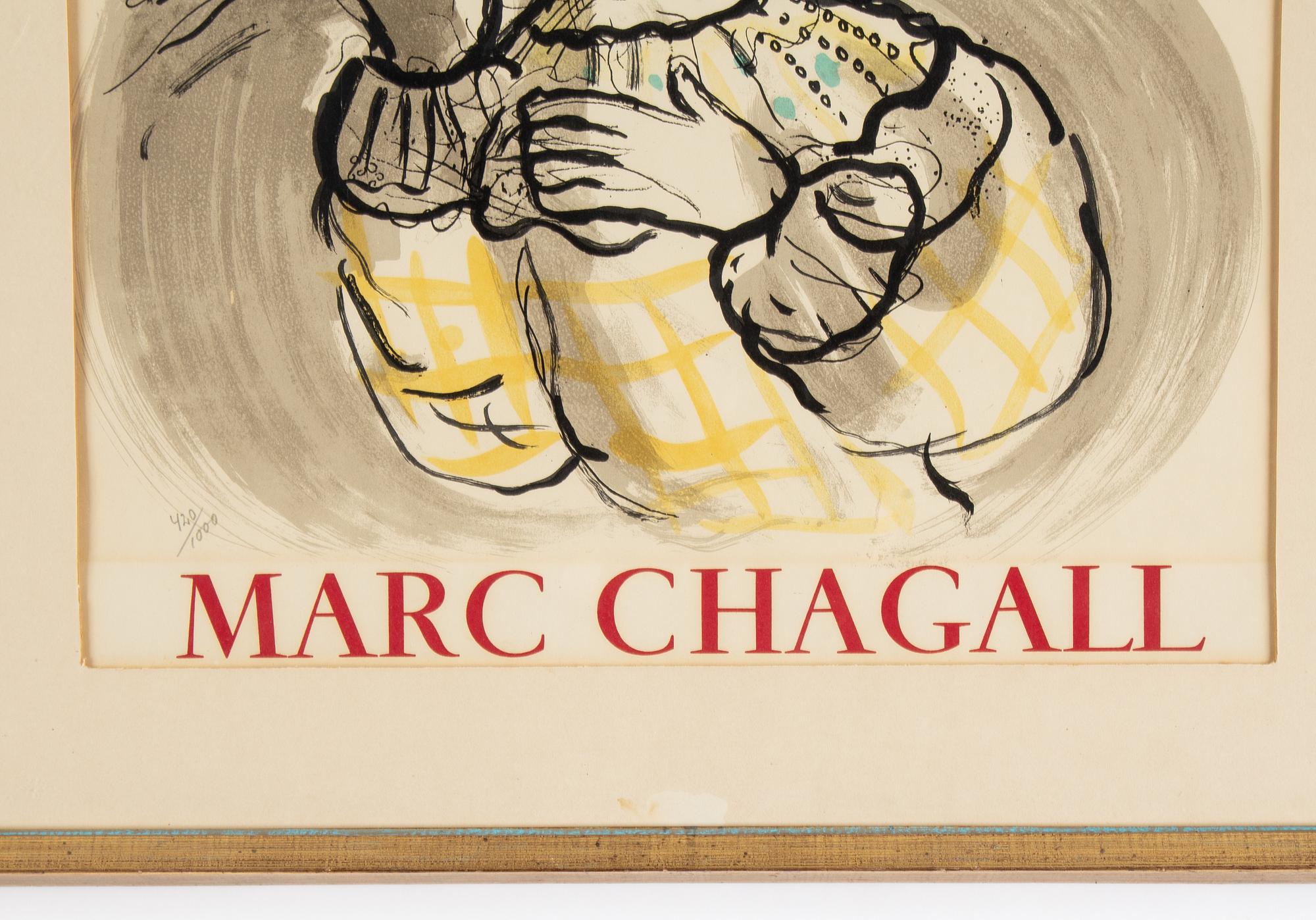 Marc Chagall, after lithograph in colours, bear numbering 420/1000.
