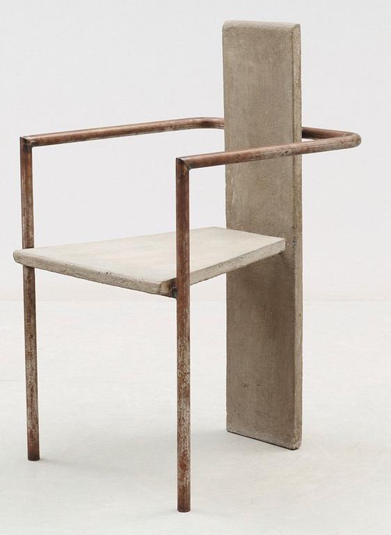 A Jonas Bohlin 'Concrete' by Källemo, Sweden, ca 1982, signed 7/100.