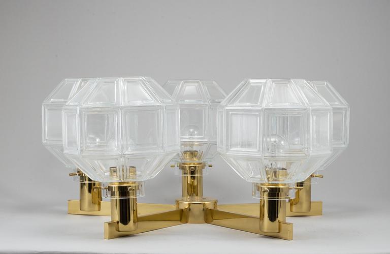 HANS-AGNE JACOBSSON, a model 'Pastoral' T376/5 ceiling lamp, Markaryd, second half of the 20th century.