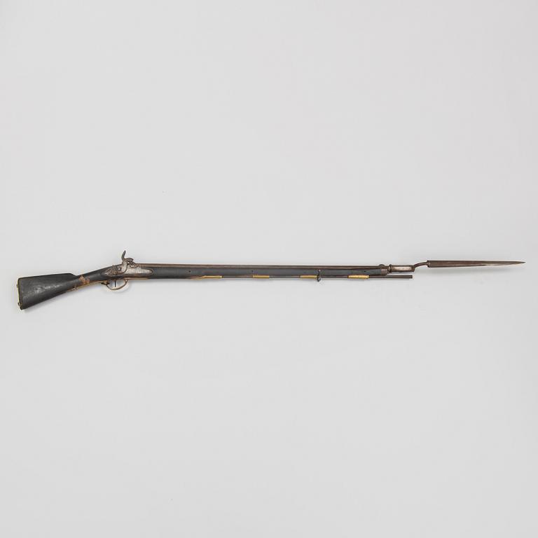 SLAGLÅSGEVÄR norskt, reparationmodell 1774-1857.
