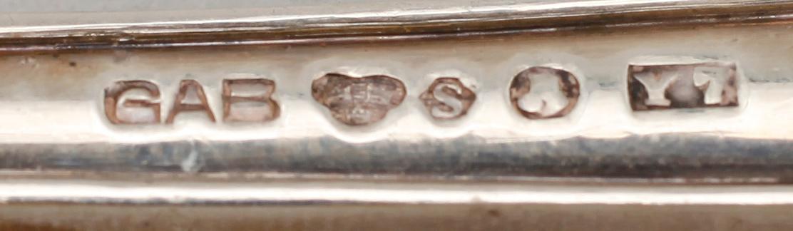 STRÖSOCKERSKED OCH SKED, silver. Tot vikt 108 g.