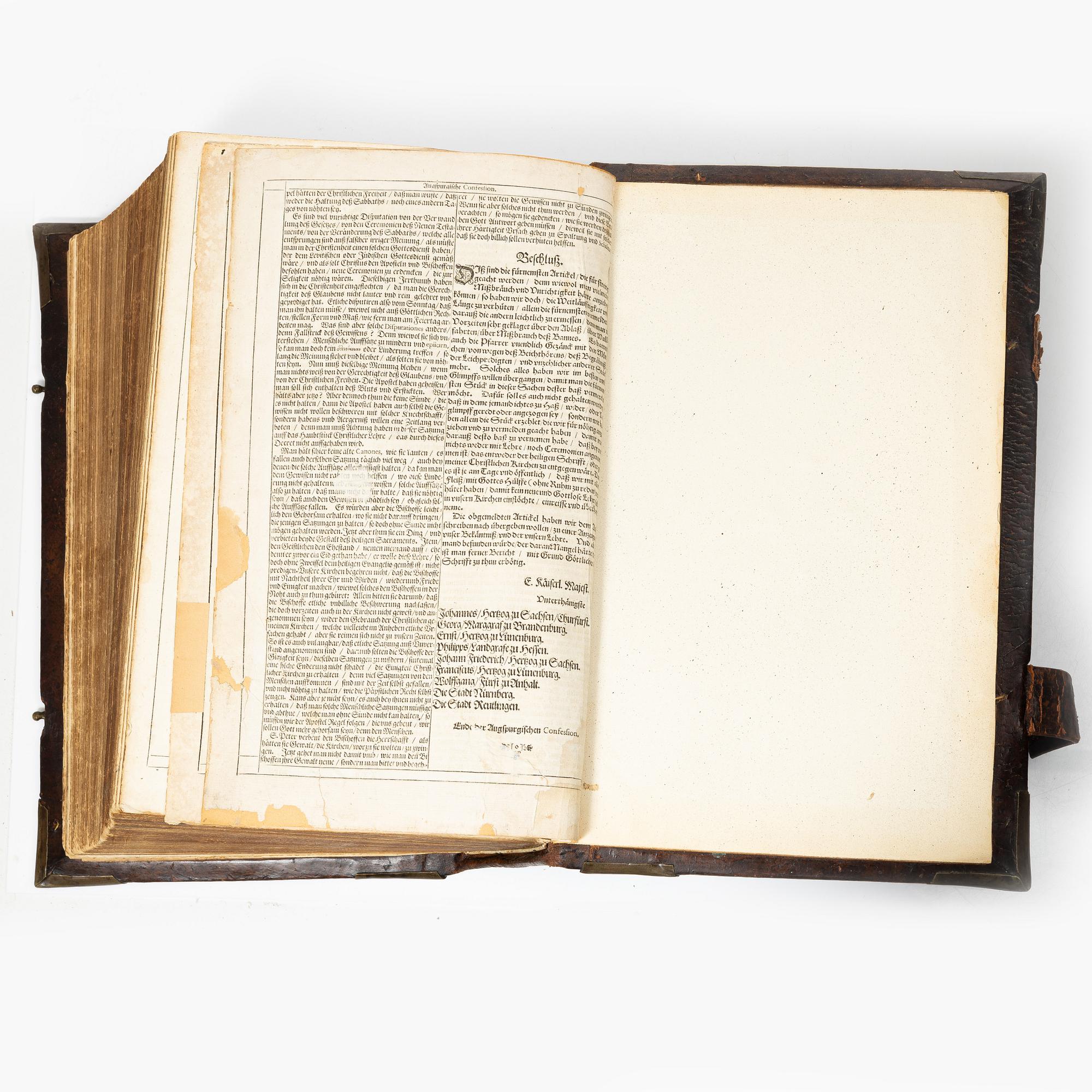 Biblia, Nürnberg 1662, med vackert bemålade gravyrer.