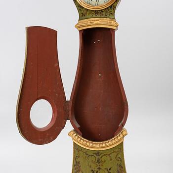 A rococo longcase clock by P. Malm (watchmaker in Stockholm 1766-96).