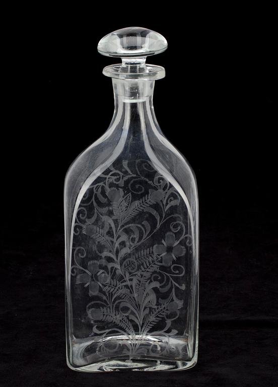 KARAFF, glas, 1900-talets andra hälft.