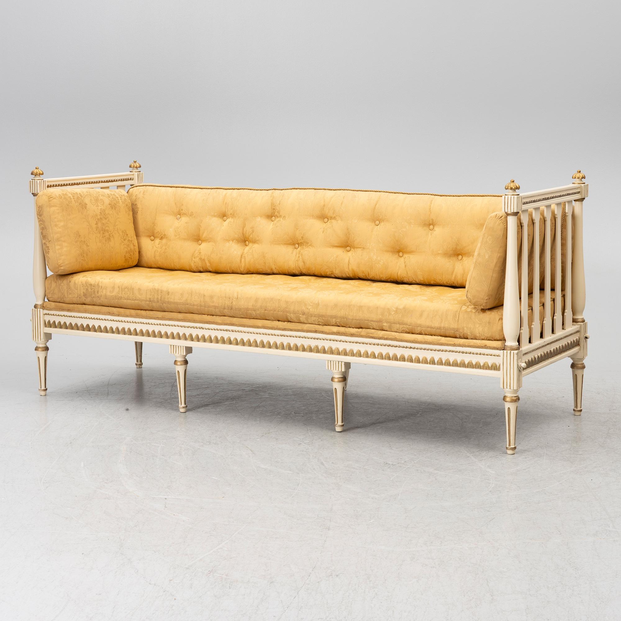 Soffa, gustaviansk, 1800-tal.