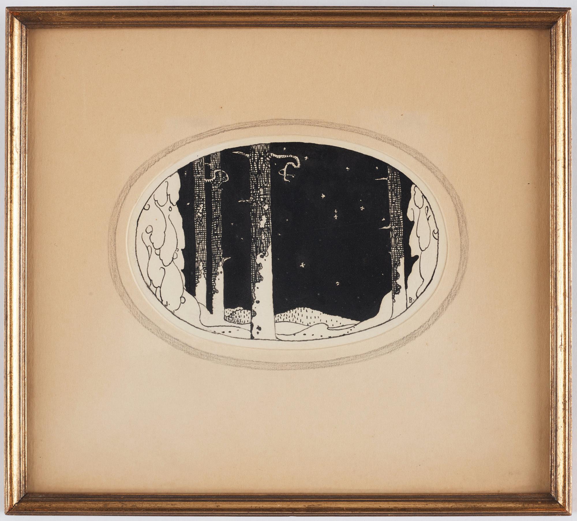 John Bauer, "Vinternatt".