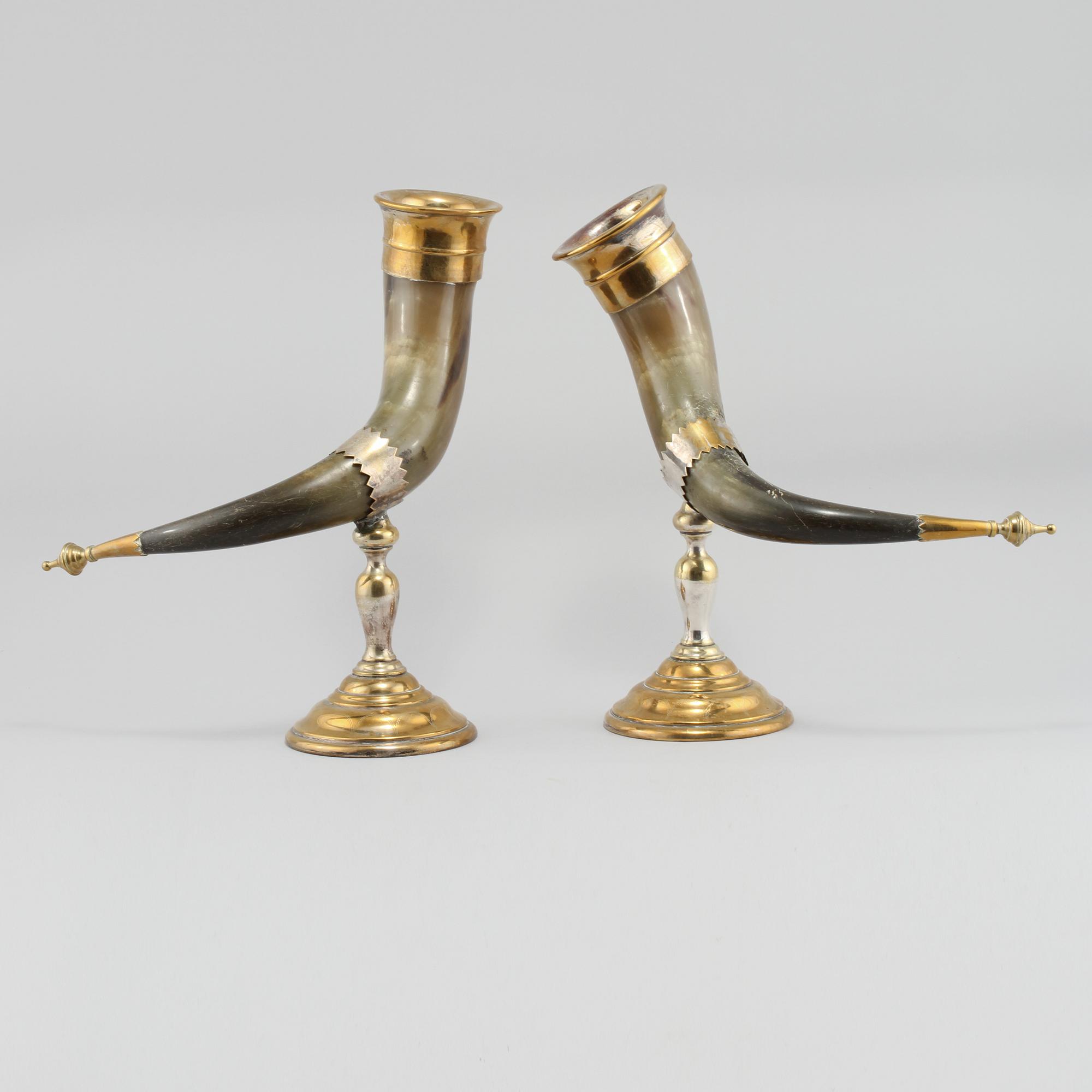 DRYCKESHORN, 2 st, 1900-talets första hälft.