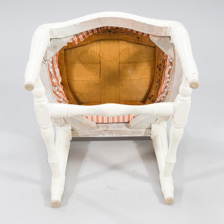 A Gustavian chair by master Melchior Lundberg (Master 1775-1812), Stockholm.