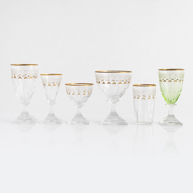 A 71-piece 'Odelberg Junior' glass service, Kosta.