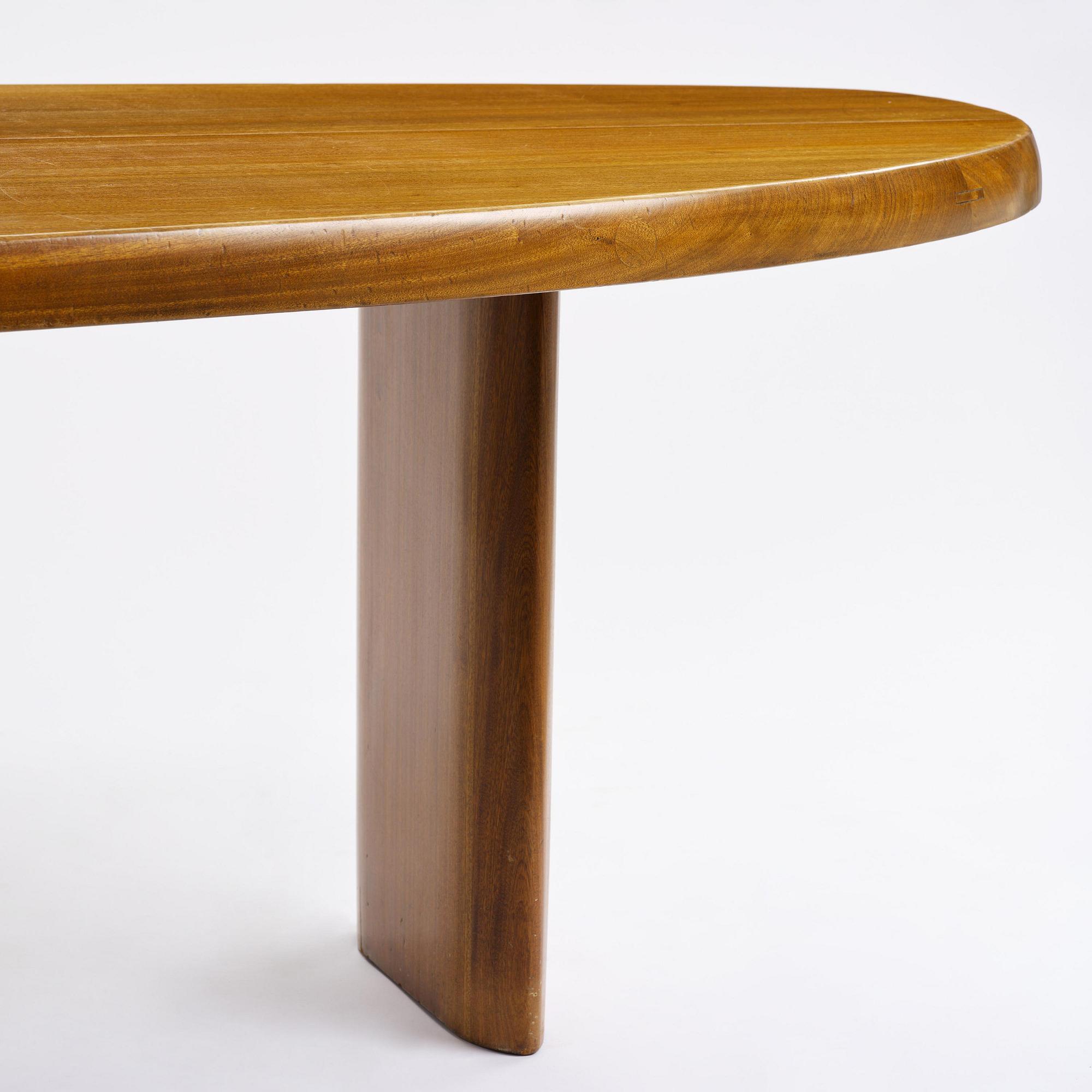 Charlotte Perriand, a "Forme Libre" table, executed by André Chetaille for Galerie Steph Simon, France, ca 1956.