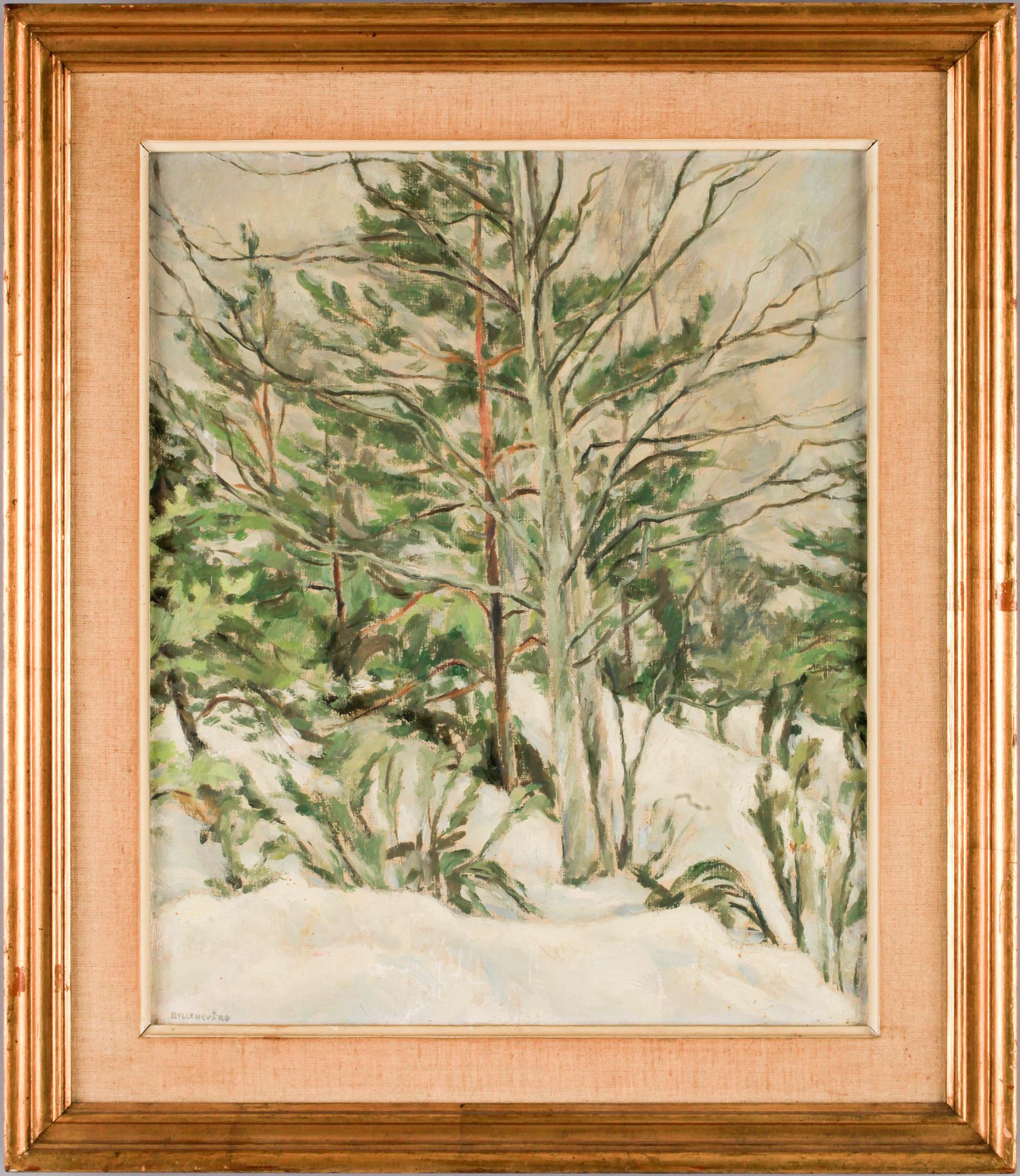 GEORG GYLLENSVÄRD, olja på duk, sign.