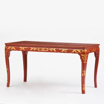 Carl Malmsten, a Swedish Grace table, cabinetmaker Albin Johansson, Stockholm, for Villa Kvikkjokk, 1927.