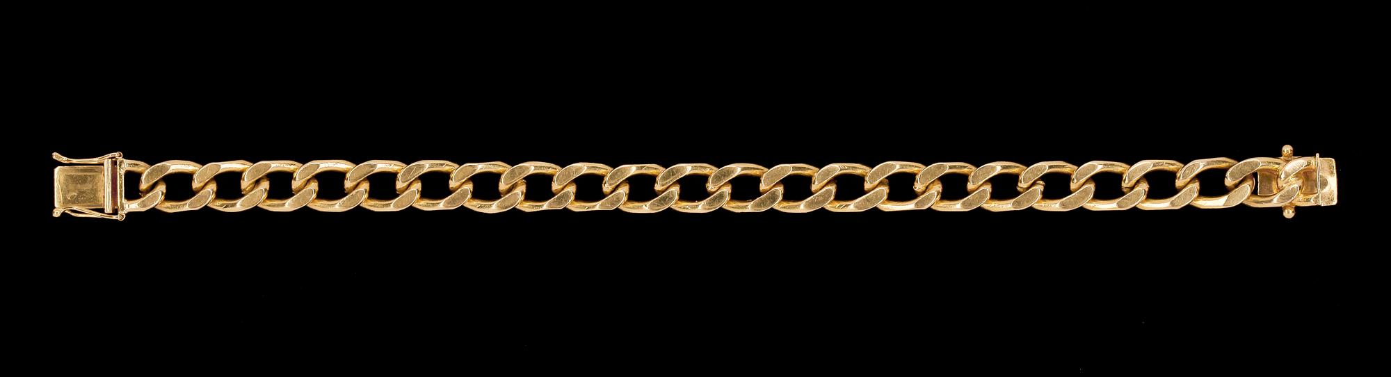 BRACELET, 18k gold. Weight 38,2 g.