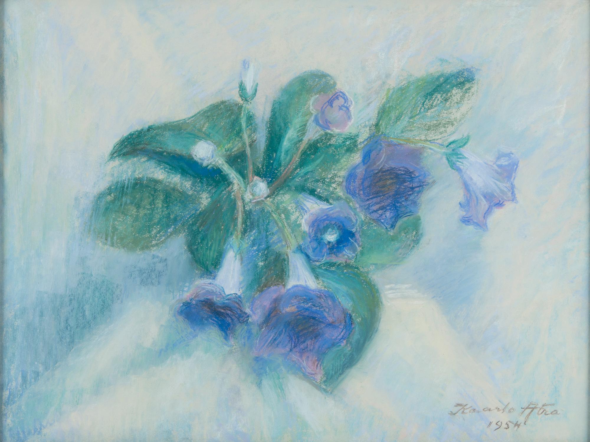 Kaarlo Enqvist-atra, Blå blomma.
