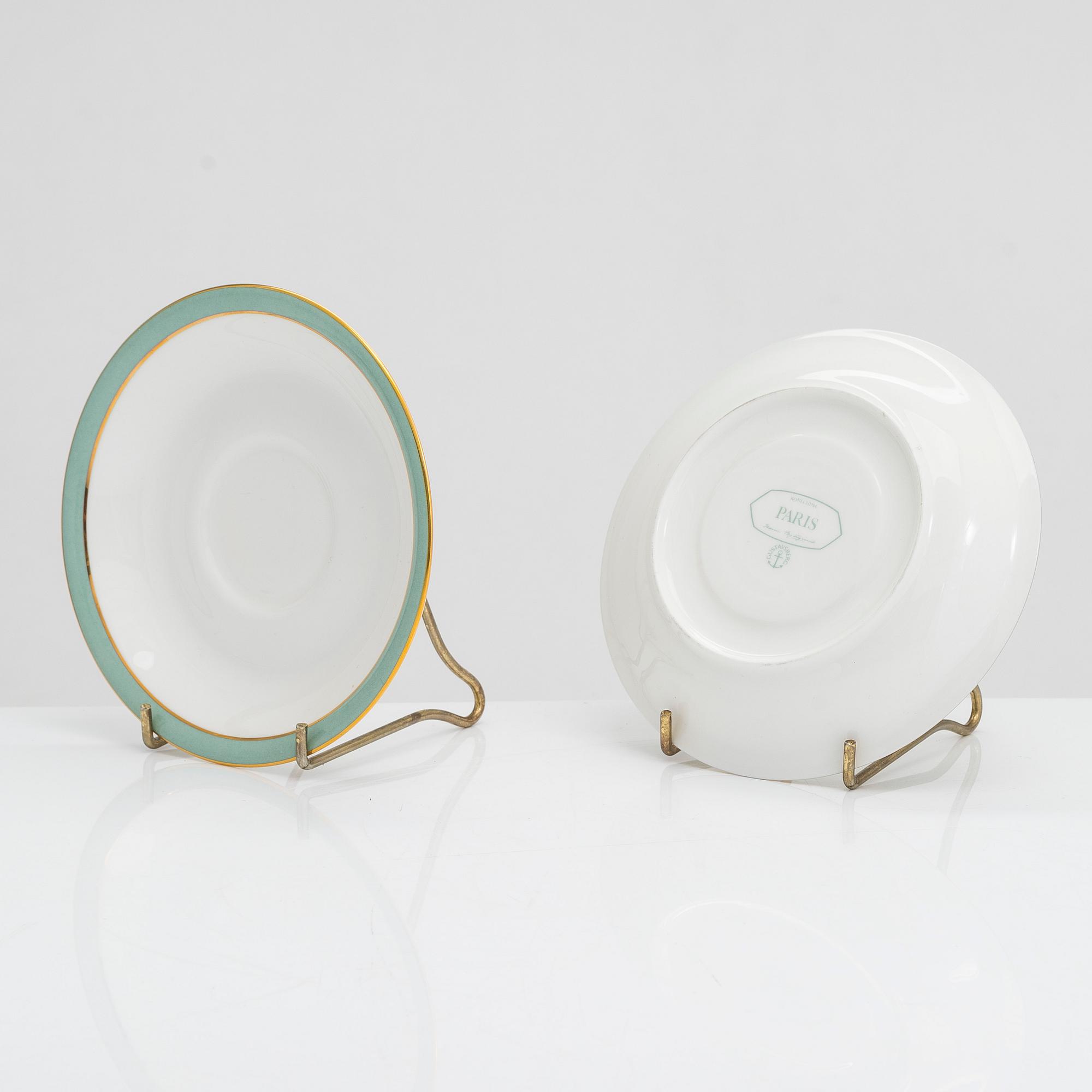 Karin Björquist, a 24-piece 'Paris' porcelain tea/coffee set for Gustavsberg.