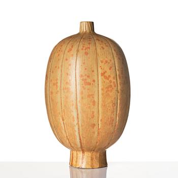 Carl-Harry Stålhane, a unique stoneware vase, Rörstrand, Sweden 1947.