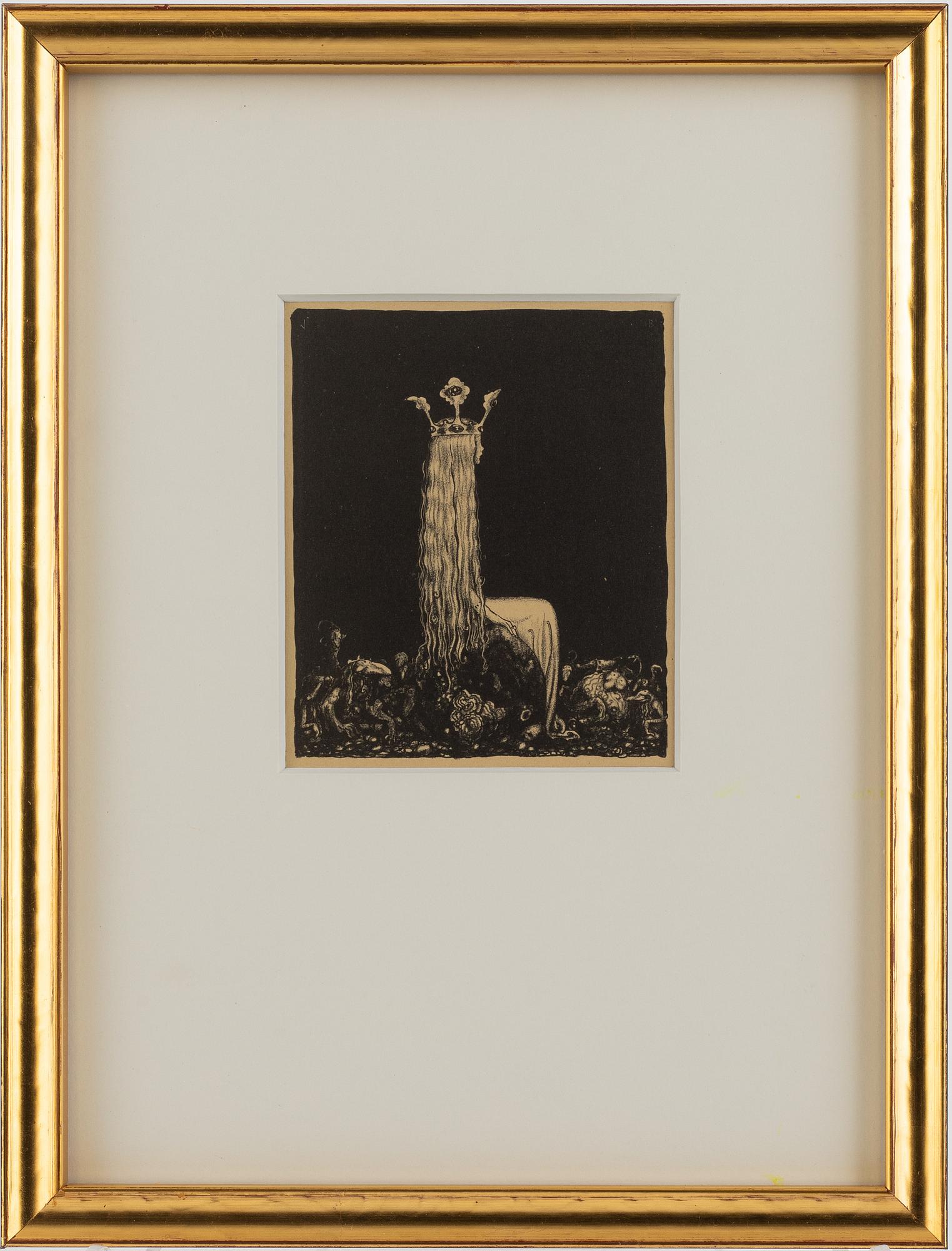 John Bauer, "Prinsessan och småtrollen".