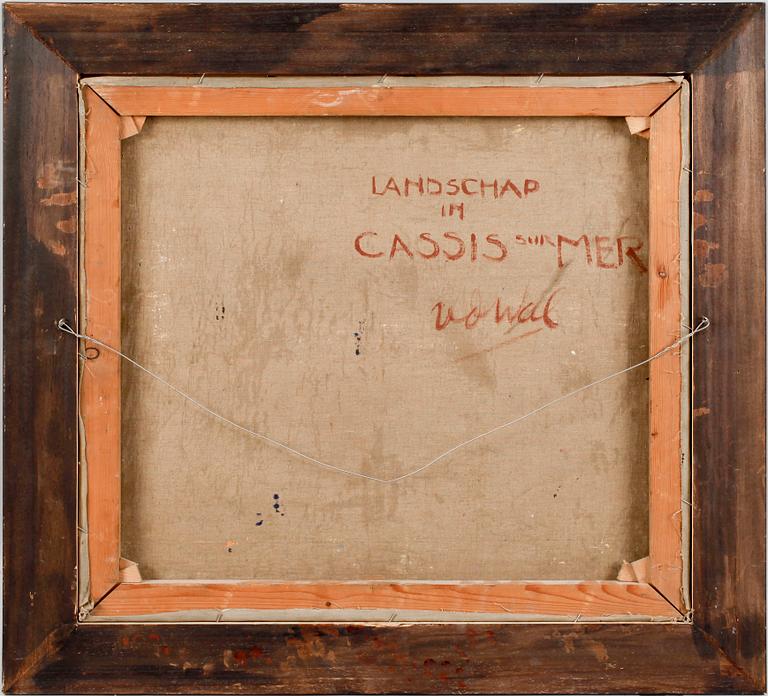 HENDRIK ADRIAAN VAN DER WAL. Olja på duk. Sign.