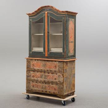 An 18th century late Baroque display cabinet.