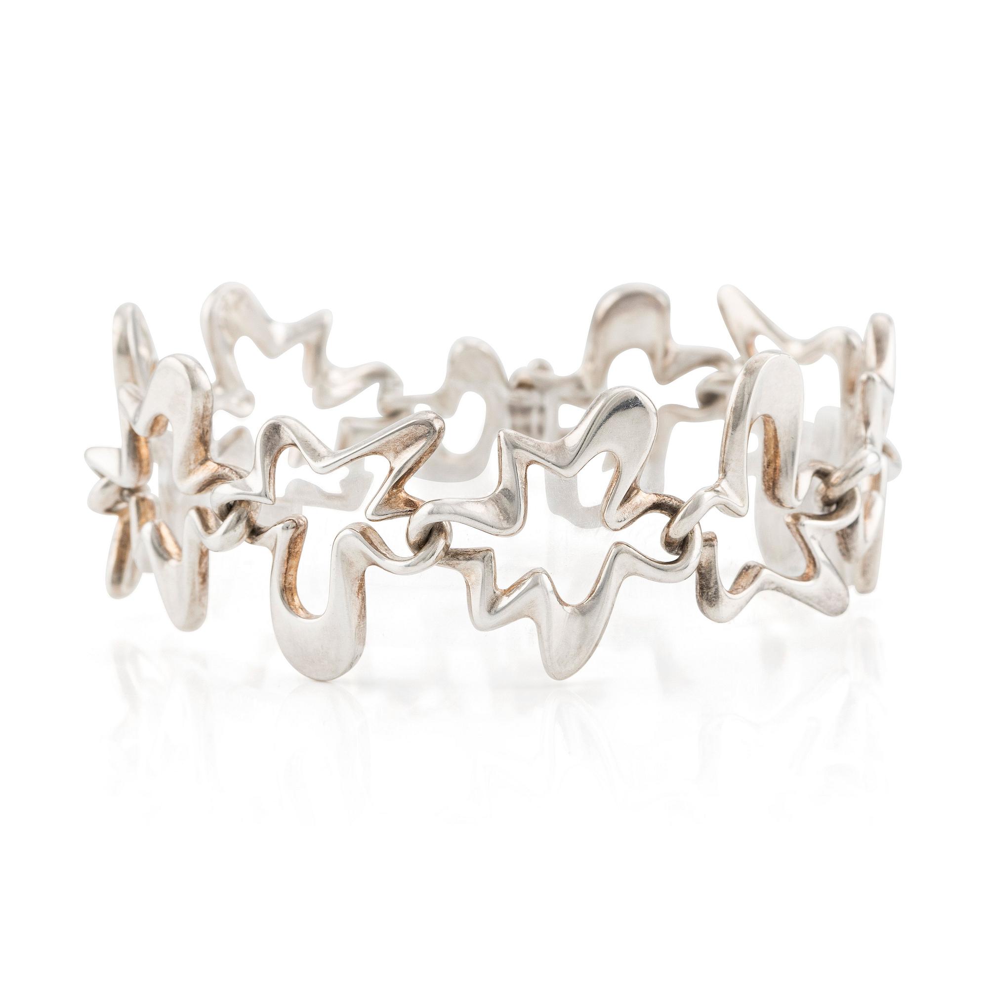 Henning Koppel, a sterling silver bracelet for Georg Jensen, Denmark.
