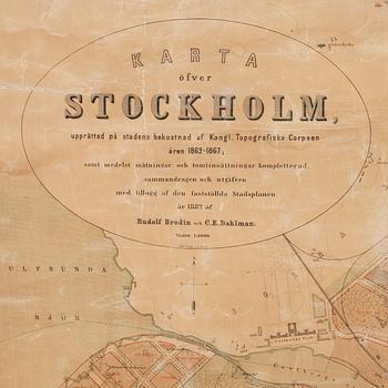 KARTA, Rudolf Brodin och C.E. Dahlman. 1860-tal.