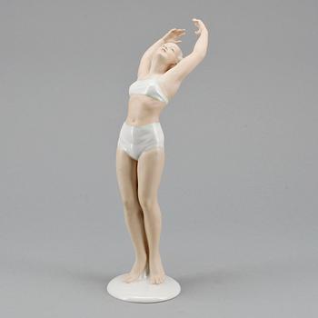 FIGURIN, porslin, art deco, Schaubach Kunst, Tyskland, 1930-tal.