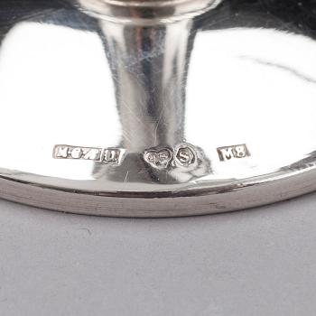 BÄGARE, 12 st, silver, svenska stämplar, 1930-tal. Tot vikt ca 720 g.