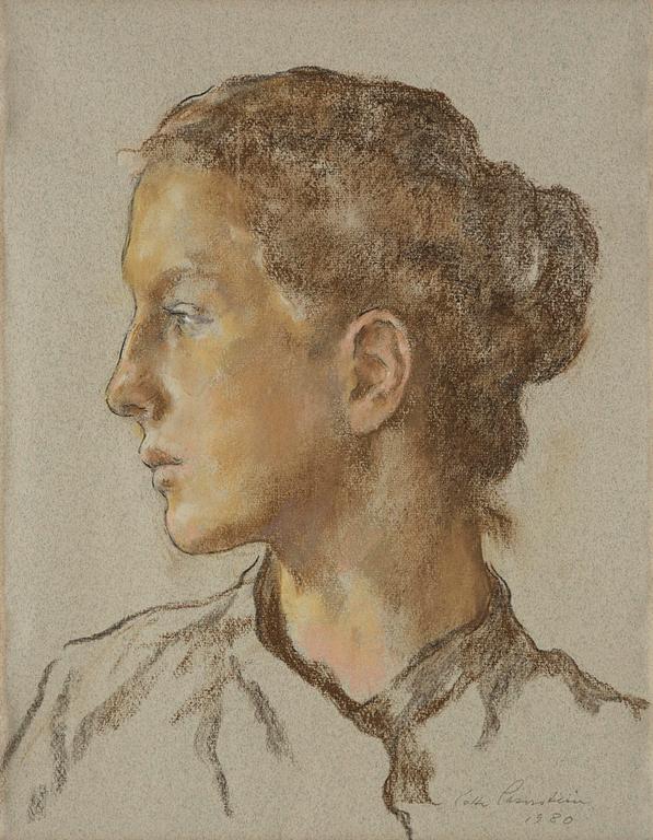 Lotte Laserstein, Ung kvinna i profil.